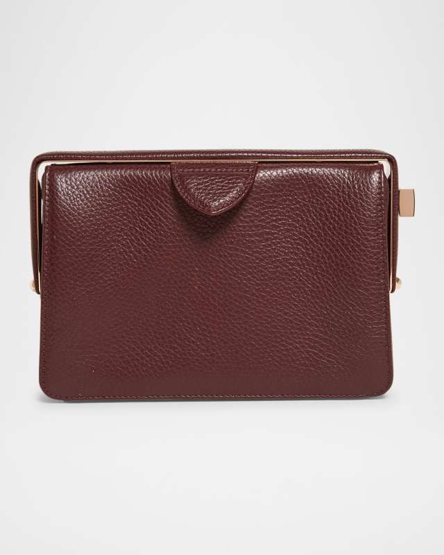 Carrington Deerskin Box Clutch Bag